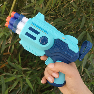 儿童玩具吸盘子弹射击类软弹小手枪发射器男孩女孩三四3-4-5岁